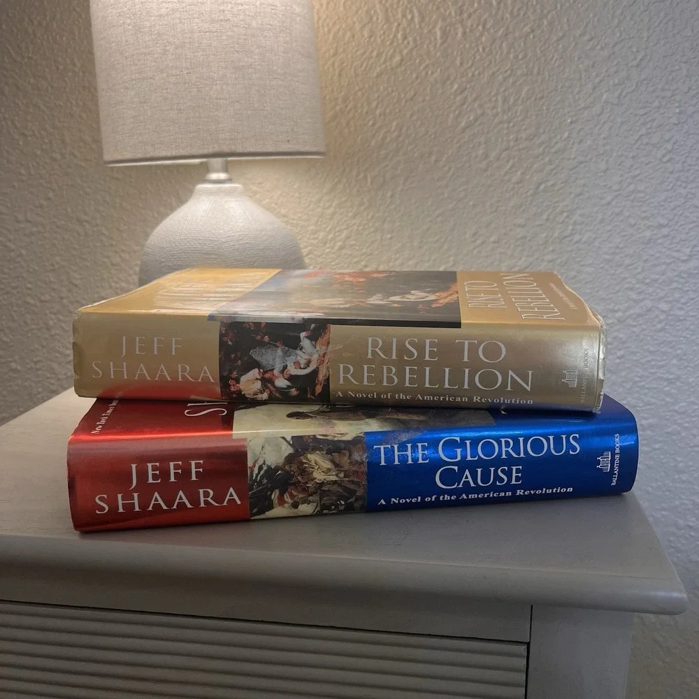 Jeff Shaara Lot of 2 Historical Fiction Hardcover Books - American Revolution